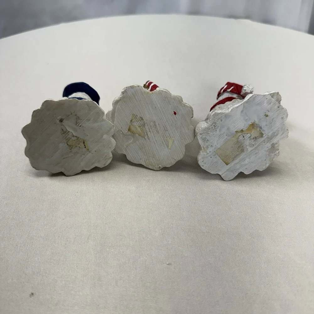 Set‎ Of 3 JOY Snowman Figurines